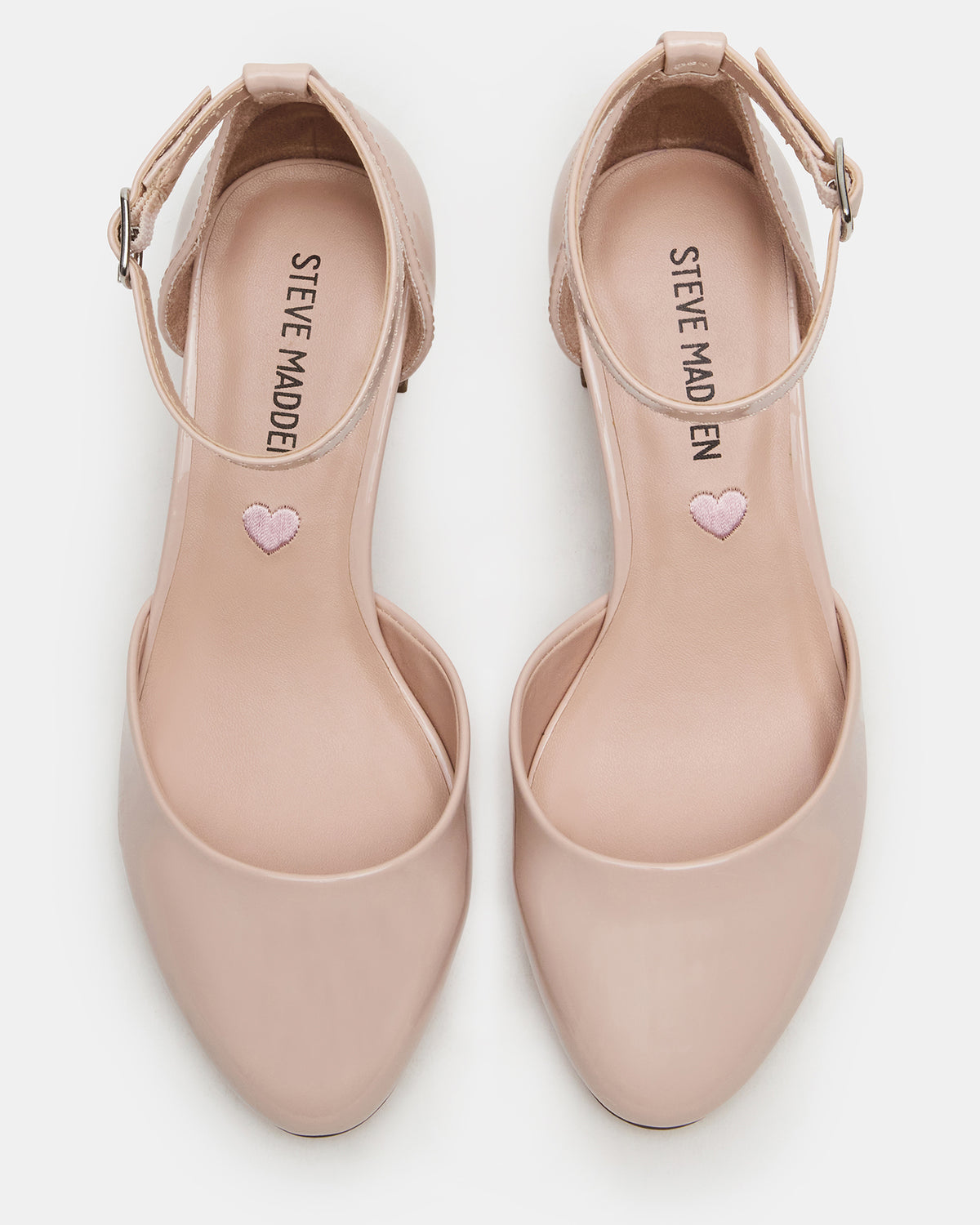 Kids' PRETTYY Blush Patent Girls' Block Heel - Steve Madden