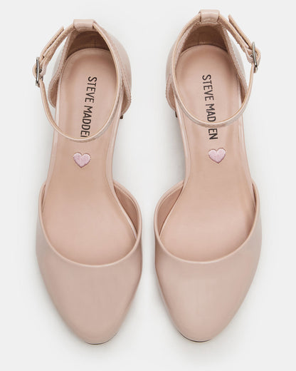Kids' PRETTYY Blush Patent Girls' Block Heel - Steve Madden