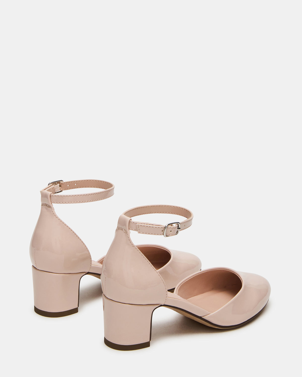 Kids' PRETTYY Blush Patent Girls' Block Heel - Steve Madden