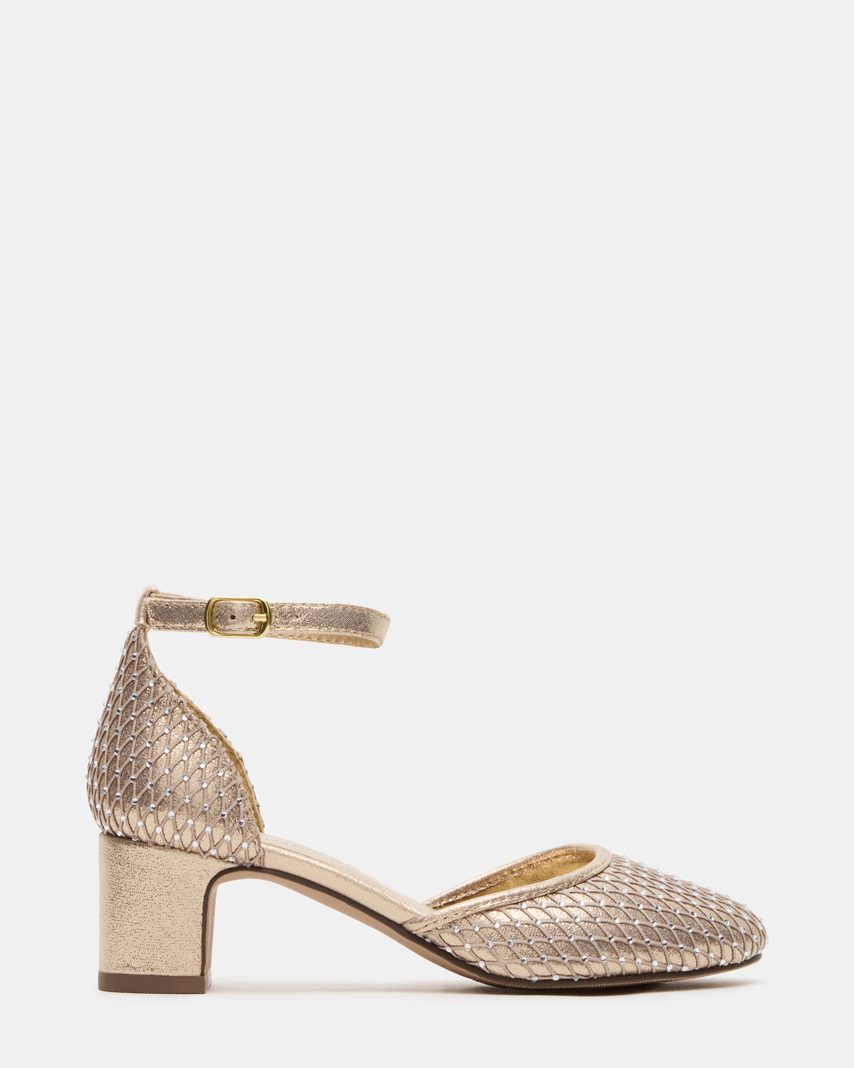 Kids' PRETTYY Gold Girls' Block Heel - Steve Madden