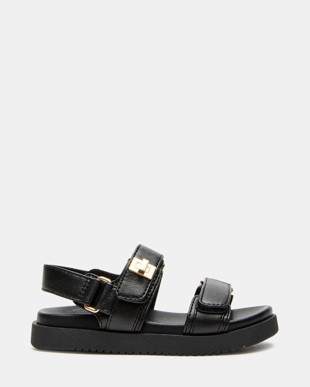 Toddlers' MONA Black Girls' Flatform Sandal - Steve Madden