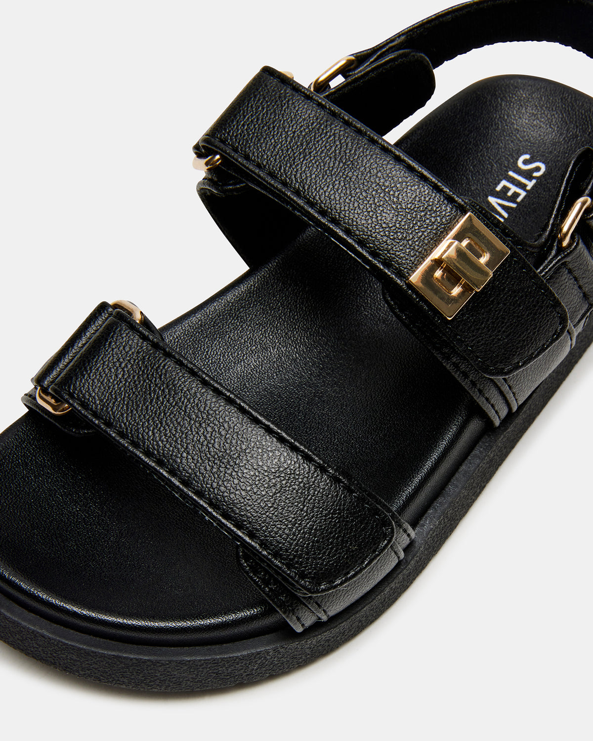 Toddlers' MONA Black Girls' Flatform Sandal - Steve Madden