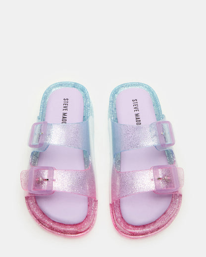 Kids' LOLLI Multi Girls' Flatform Slide Sandal - Steve Madden