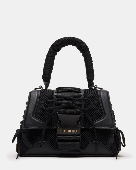 DIEGO Black Women's Handbag with Crossbody Strap - Steve Madden