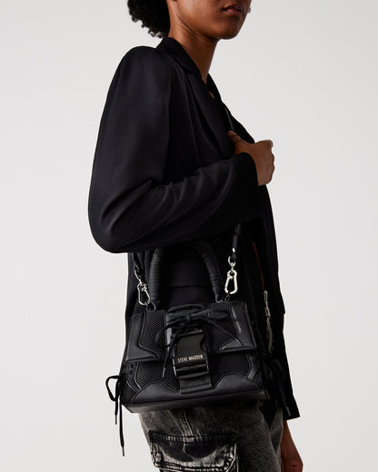 DIEGO Black Women's Handbag with Crossbody Strap - Steve Madden