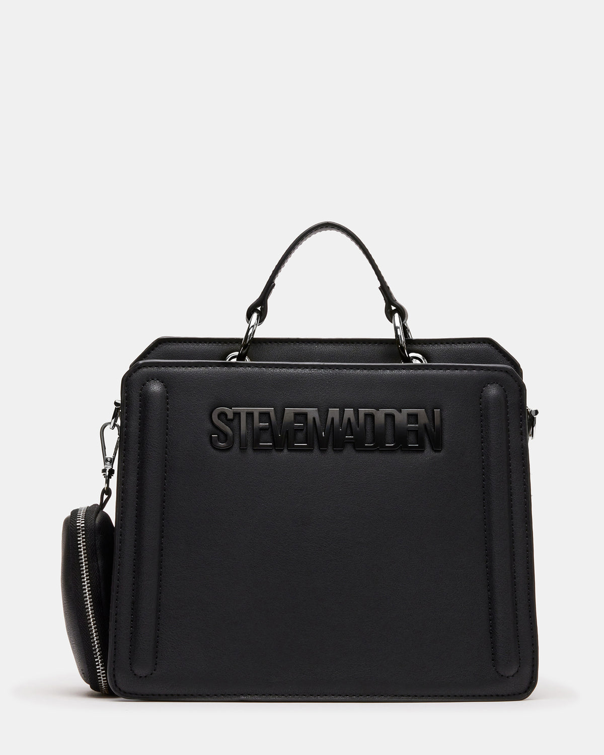EVELYN Bag Black | Women's Top Handle Crossbody Bag - Steve Madden