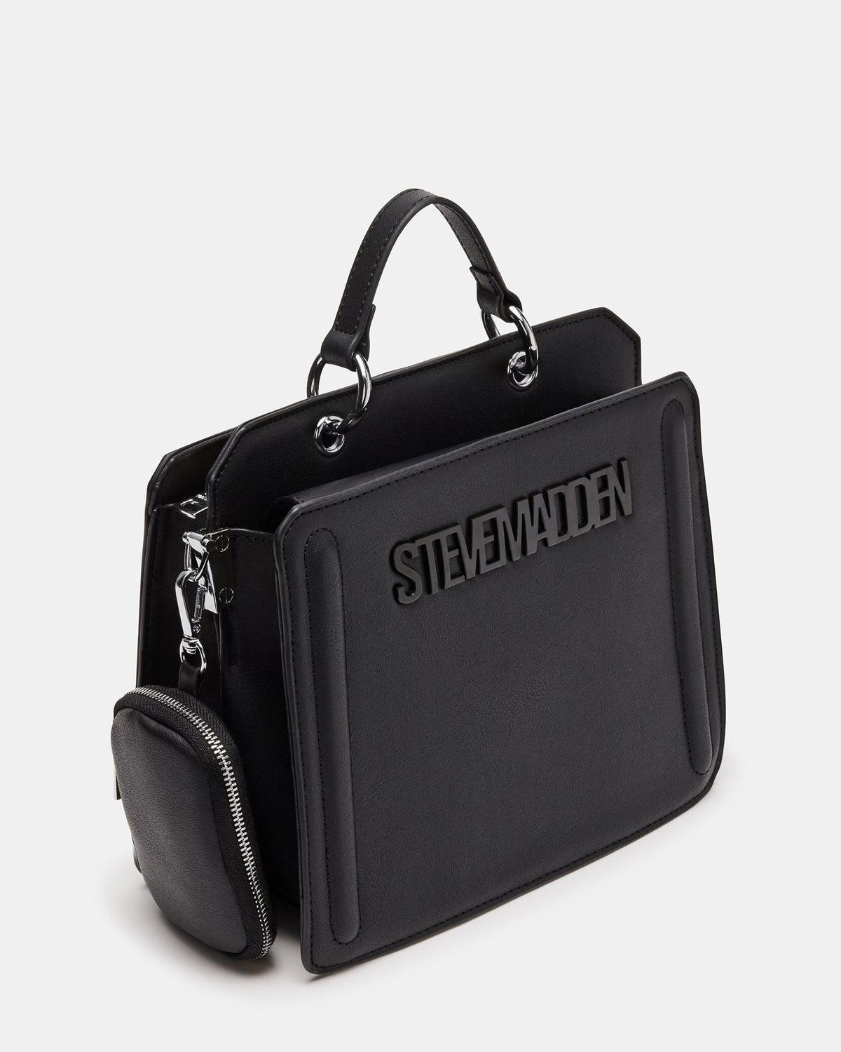 EVELYN Bag Black | Women's Top Handle Crossbody Bag - Steve Madden