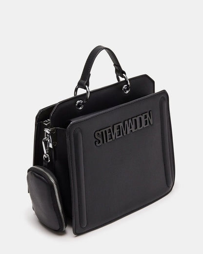 EVELYN Bag Black | Women's Top Handle Crossbody Bag - Steve Madden