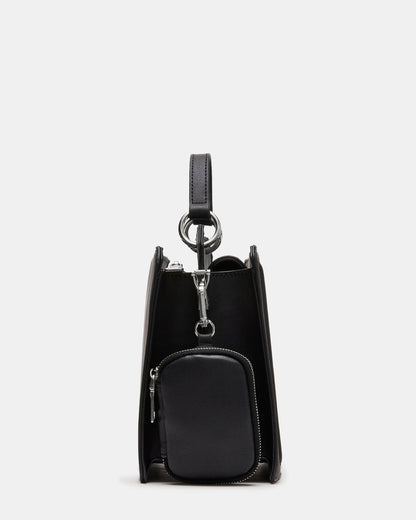 EVELYN Bag Black | Women's Top Handle Crossbody Bag - Steve Madden