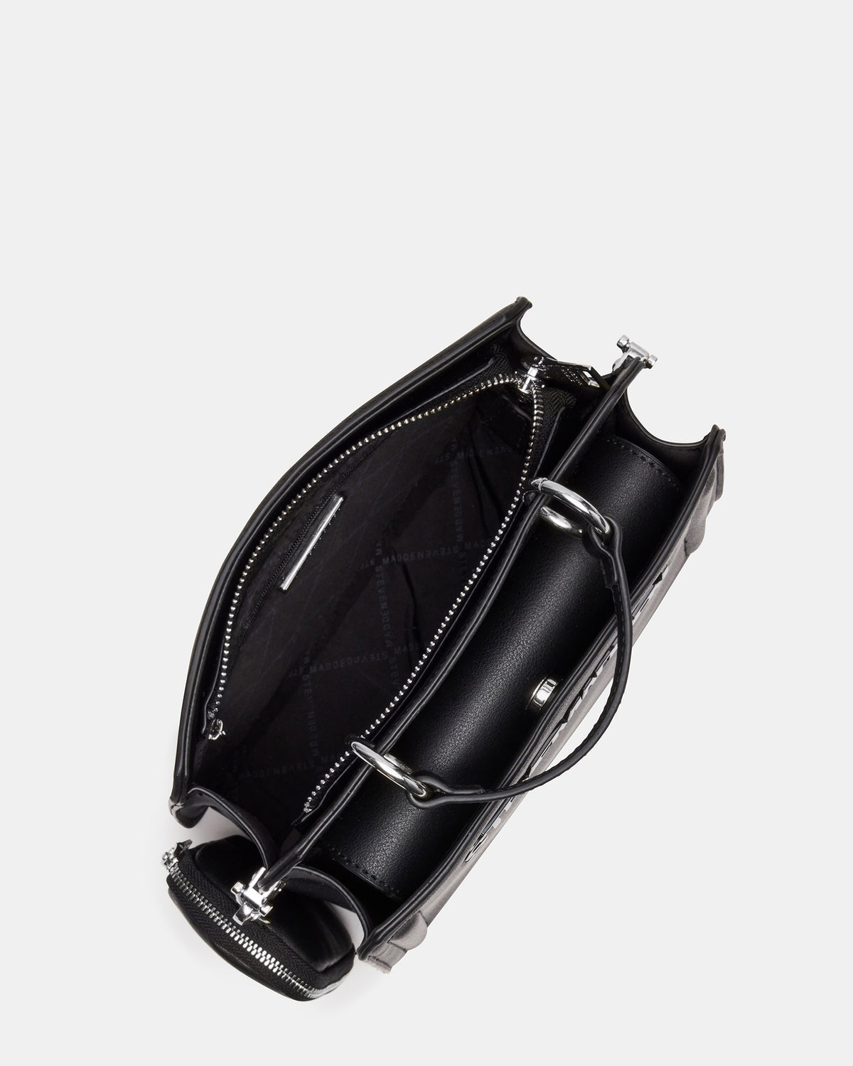 EVELYN Bag Black | Women's Top Handle Crossbody Bag - Steve Madden