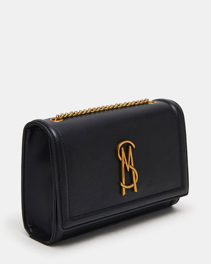 LARISAL Bag Black Chain Crossbody Shoulder Strap Handbag - Steve Madden