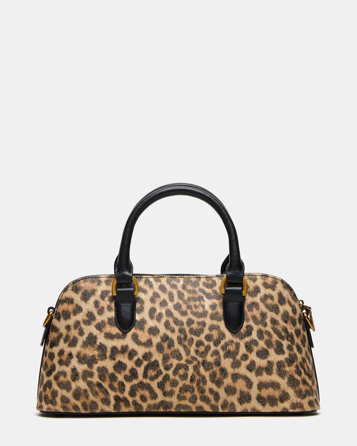 SMYTH Bag Leopard Crossbody Bag Charm Top Handle Handbag - Steve Madden
