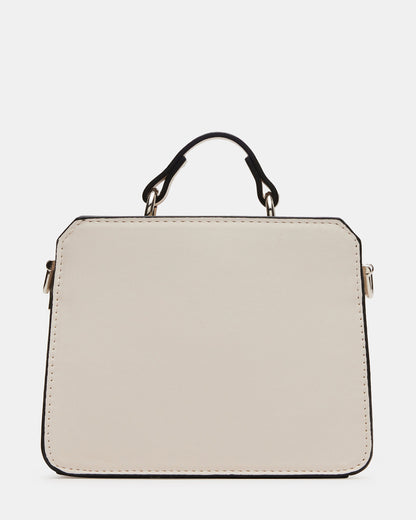 EVELYN Mini Bag Cream | Women's Top-Handle Crossbody Bag - Steve Madden