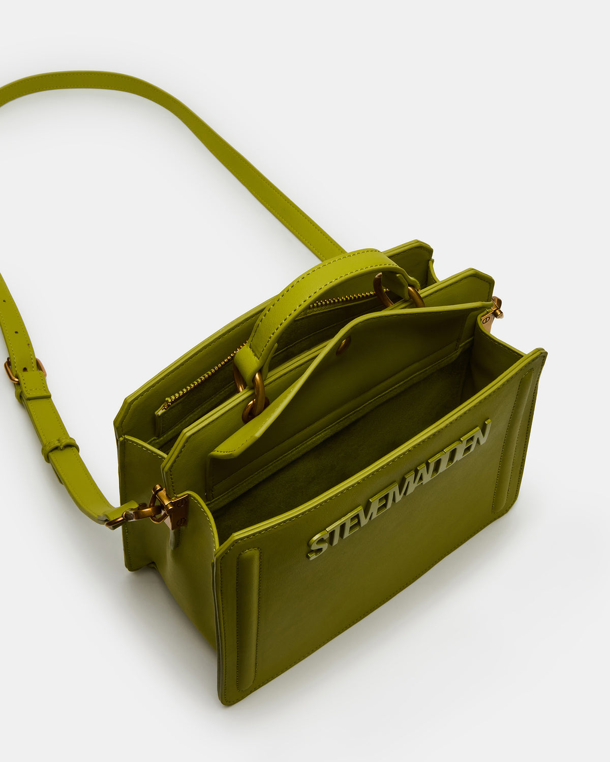 EVELYN Bag Avocado Top Handle Crossbody Bag - Steve Madden