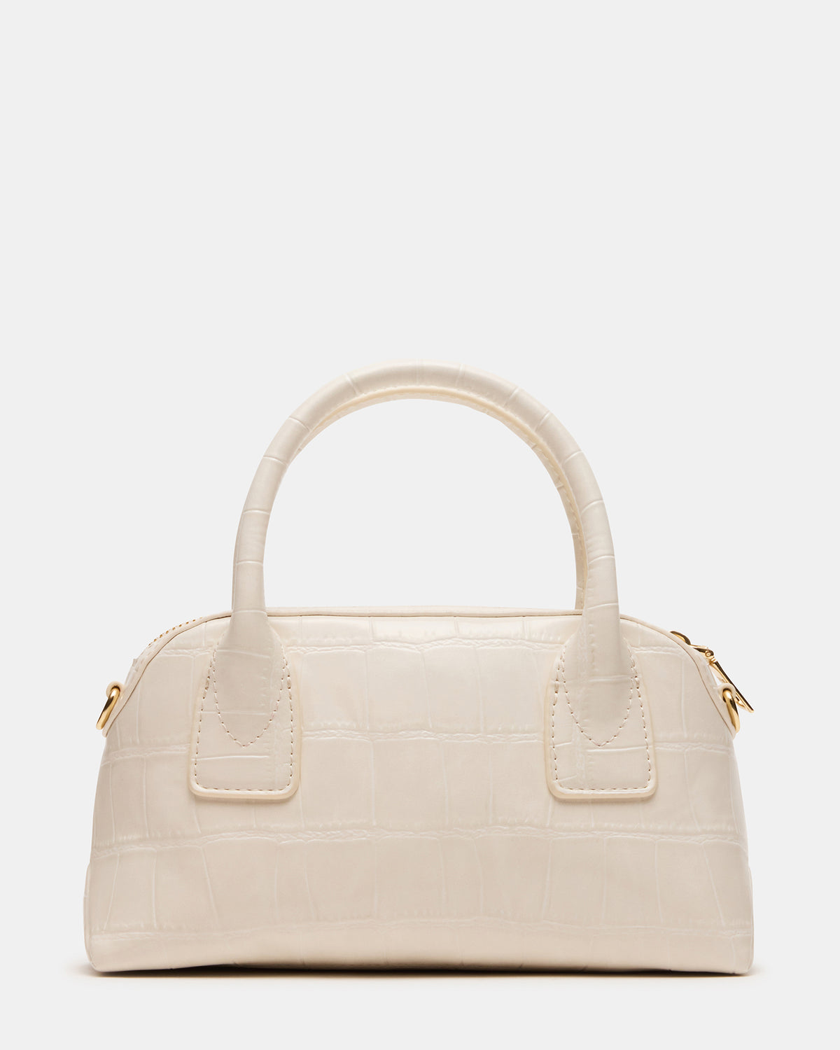 MELODIE Bag Bone Crocodile Dome Satchel Top-Handle Crossbody Handbag - Steve Madden