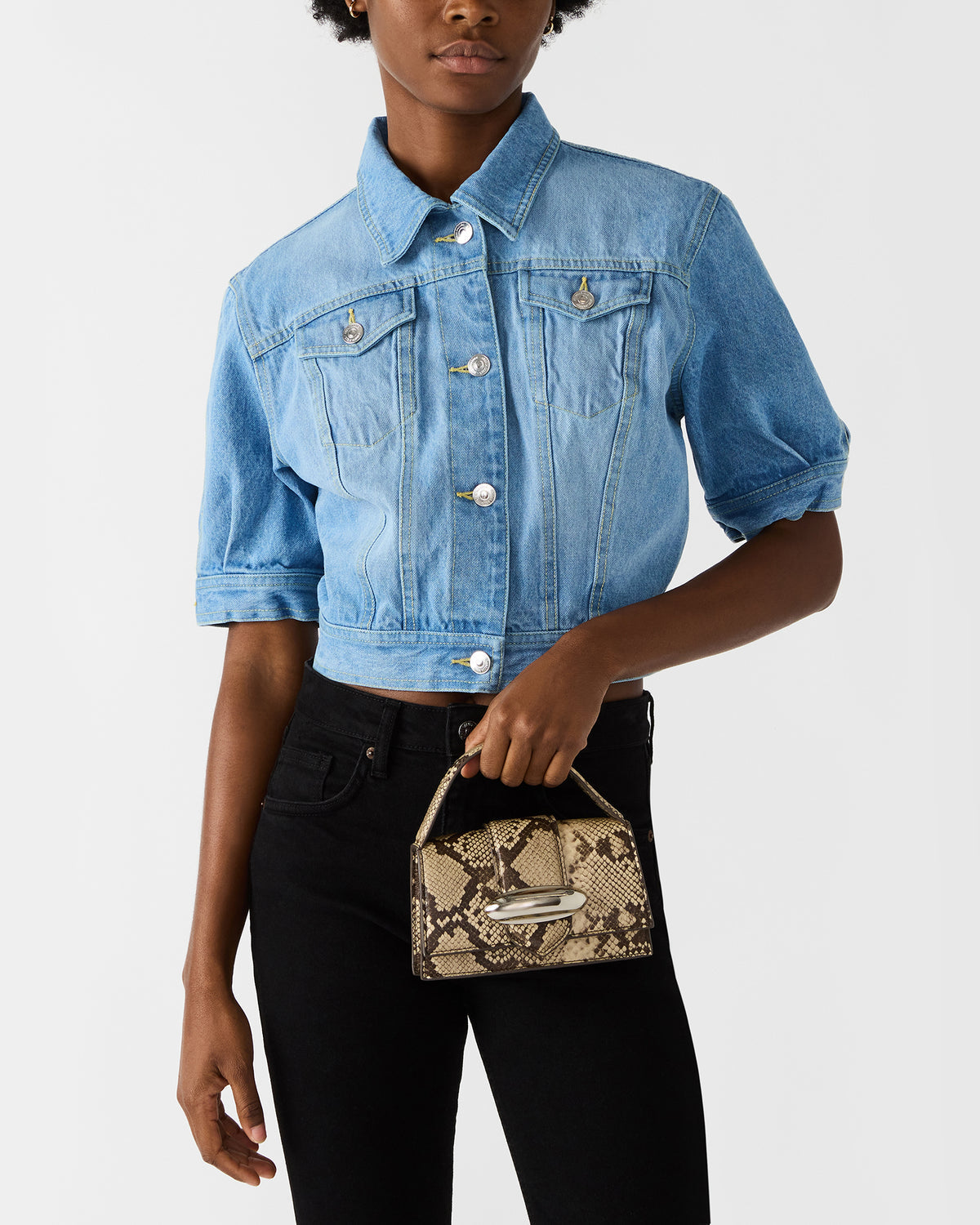 MISHELL Bag Natural Multi Top-Handle Mini Handbag - Steve Madden