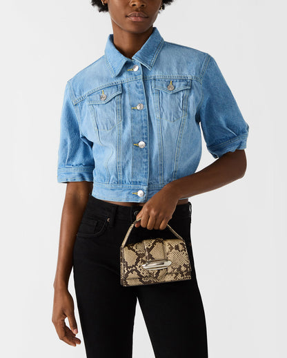 MISHELL Bag Natural Multi Top-Handle Mini Handbag - Steve Madden