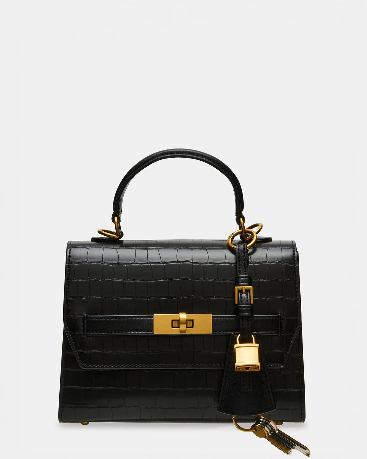 ELLOISE Bag Black Structured Mini Crossbody Handbag - Steve Madden