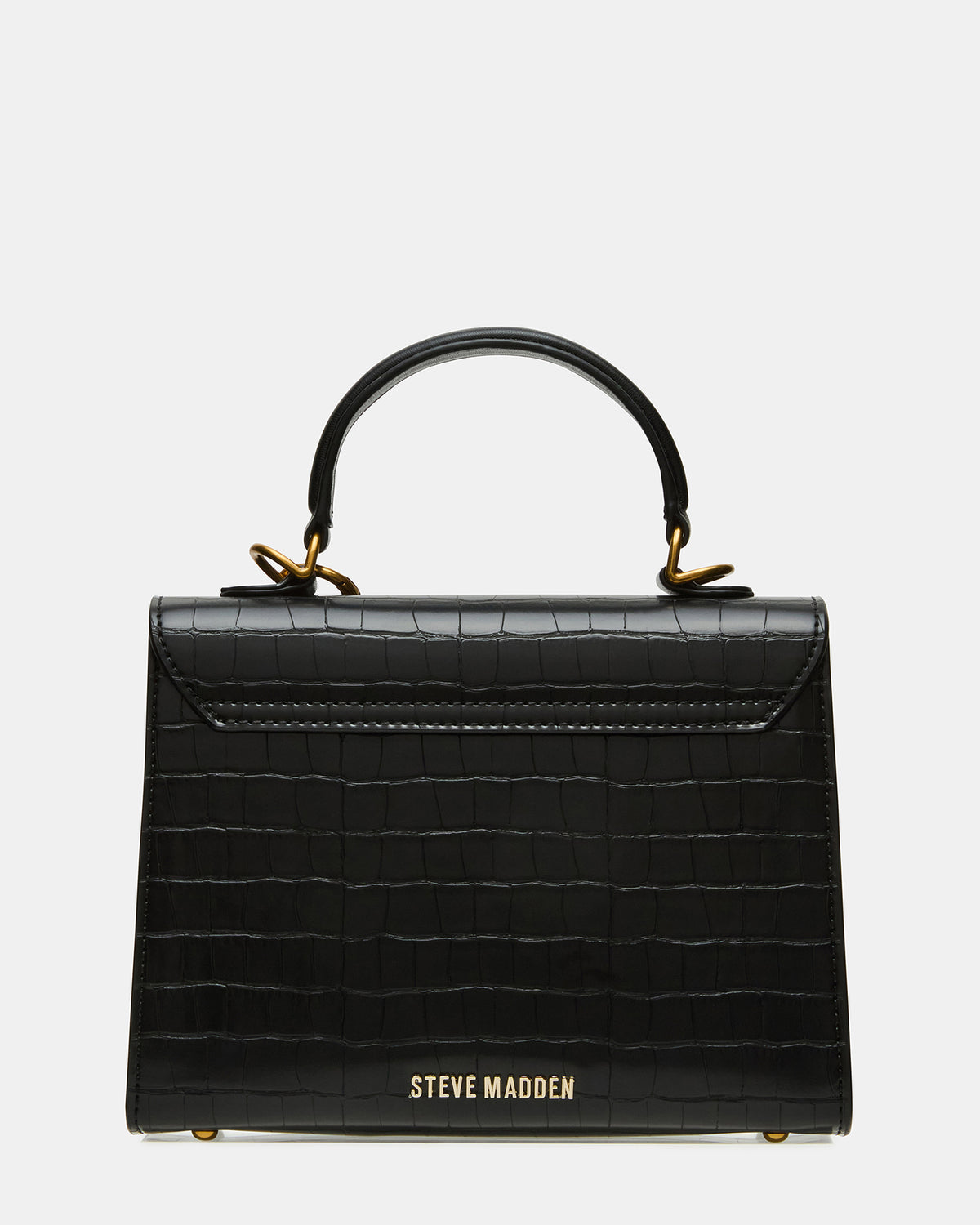 ELLOISE Bag Black Structured Mini Crossbody Handbag - Steve Madden
