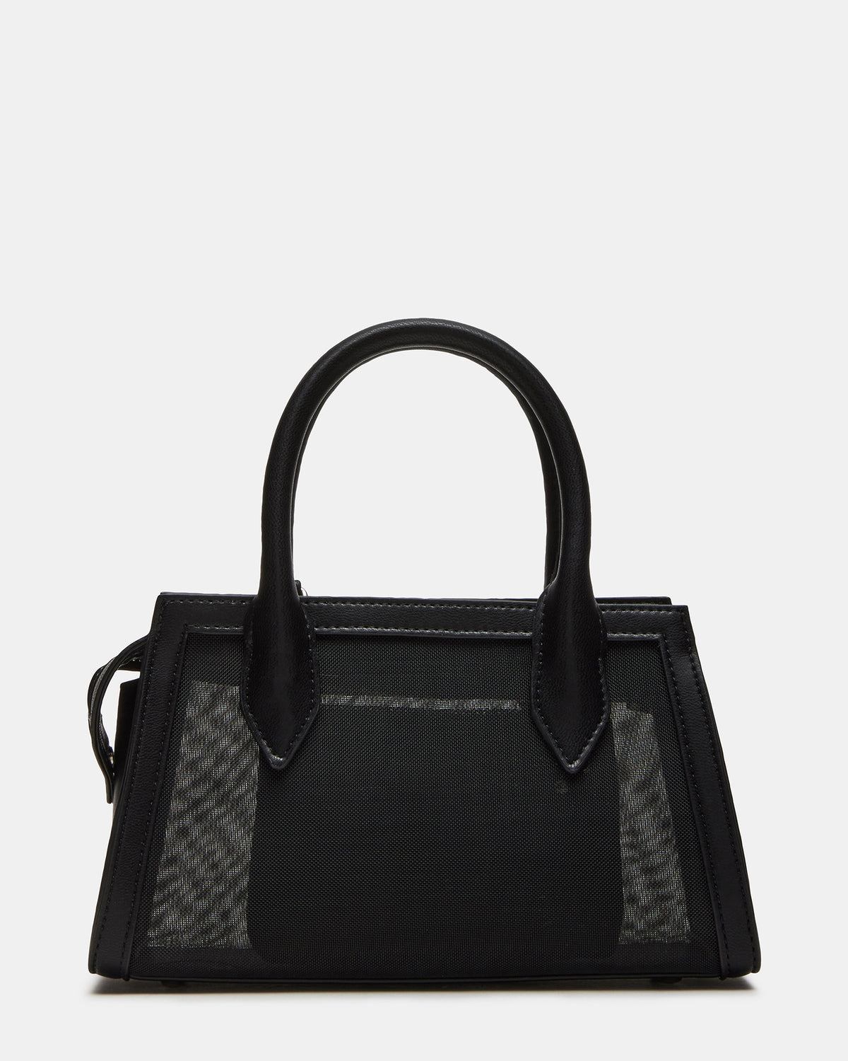 PEACHY Black Women's Mini Top-Handle Mesh Handbag - Steve Madden
