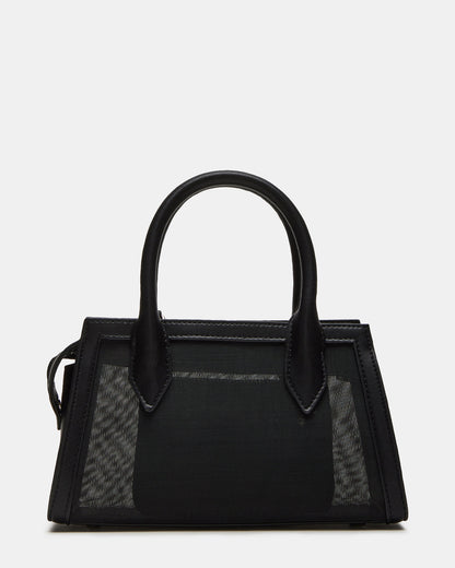 PEACHY Black Women's Mini Top-Handle Mesh Handbag - Steve Madden