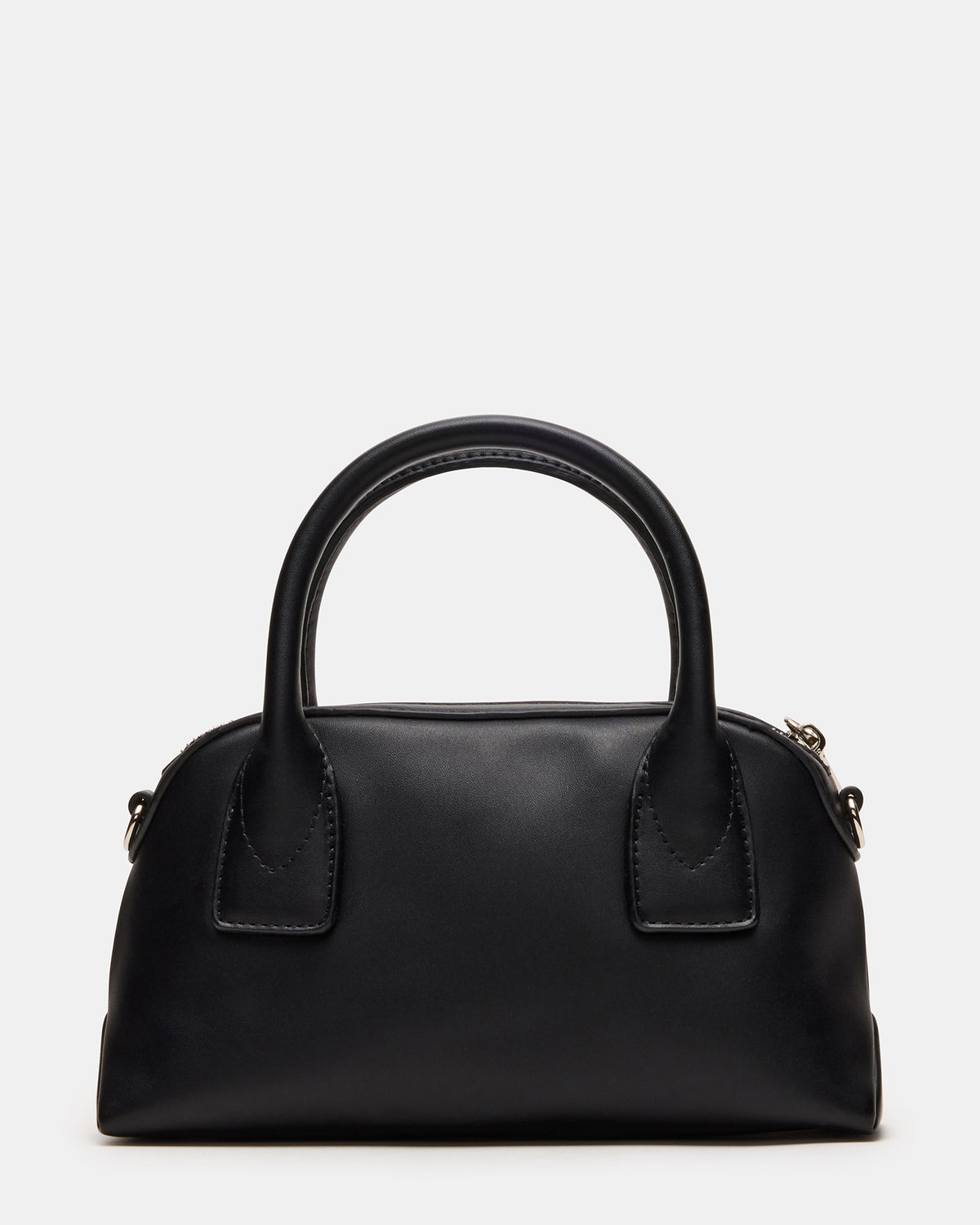MELODIE Bag Black Dome Satchel Top-Handle Crossbody Handbag - Steve Madden