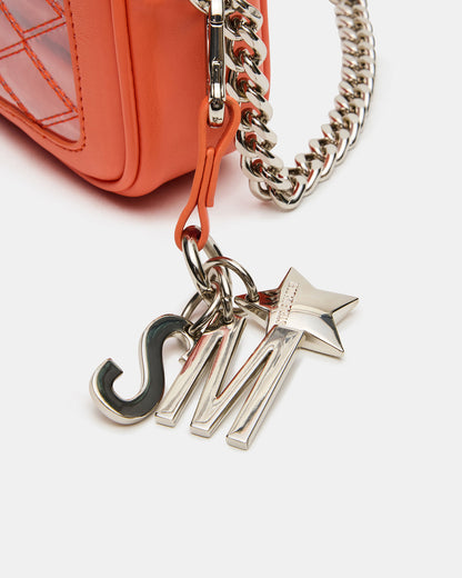 JELLY Bag Orange Clear Camera Crossbody Handbag - Steve Madden