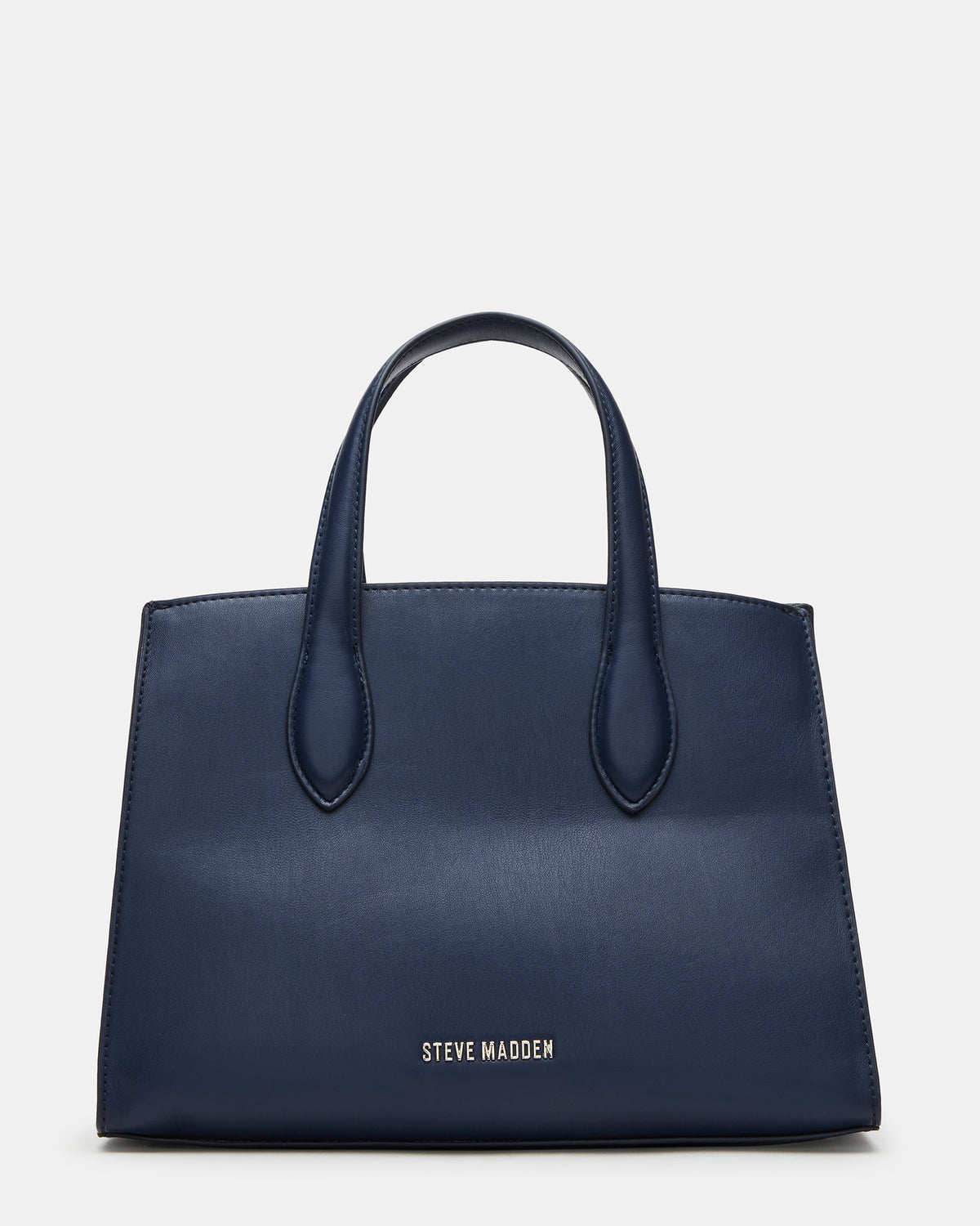 CALLEB Bag Navy Structured Tote Crossbody Handbag - Steve Madden
