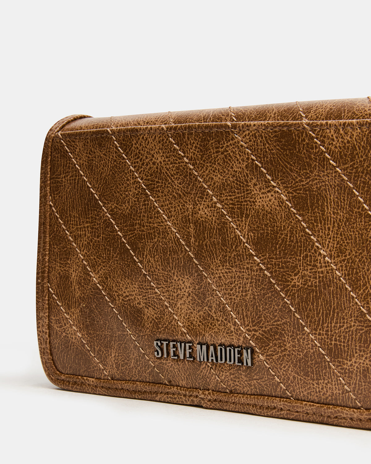 RELAX Bag Pecan Logo Chain Strap Crossbody Handbag - Steve Madden
