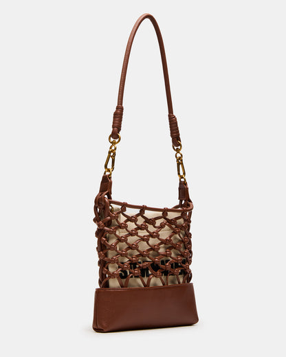 ARDA Cognac Multi Women's Crossbody Pouch Handbag - Steve Madden