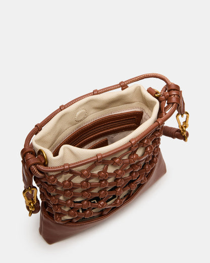 ARDA Cognac Multi Women's Crossbody Pouch Handbag - Steve Madden