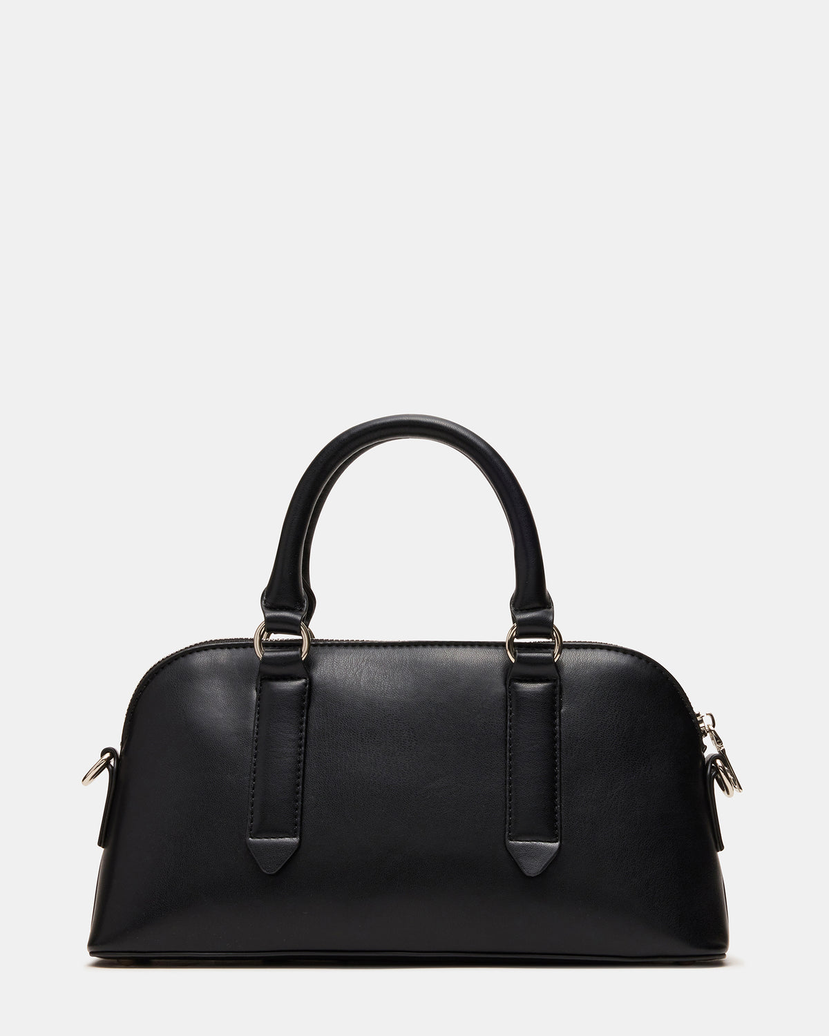 CALLY Bag Black Dome Satchel Top-Handle Crossbody Women's Handbag - Steve Madden