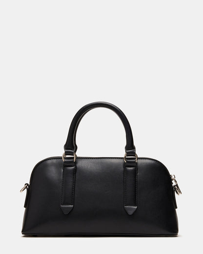 CALLY Bag Black Dome Satchel Top-Handle Crossbody Women's Handbag - Steve Madden