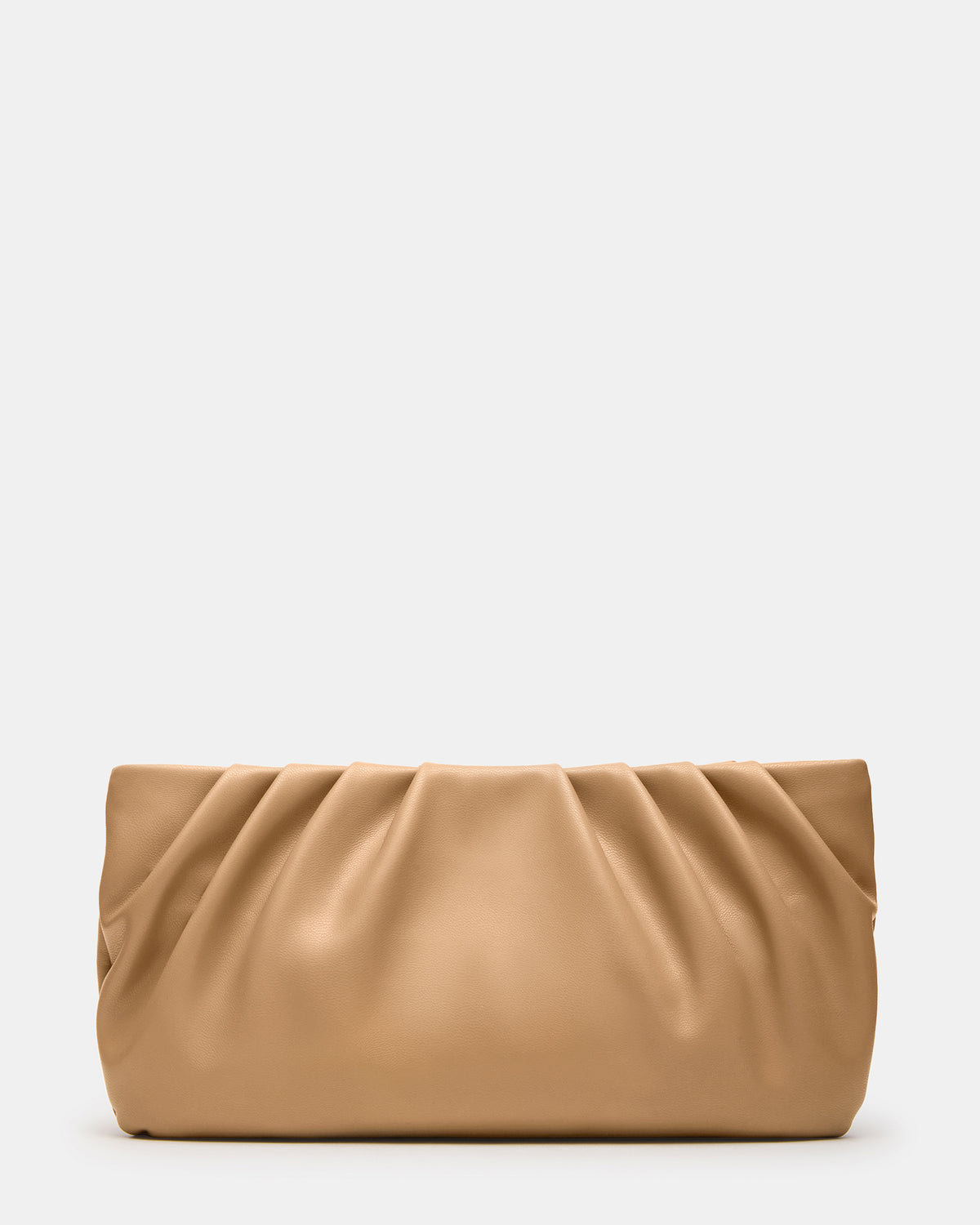 NIKA Chestnut Women's Pleated Crossbody Clutch Handbag - Steve Madden