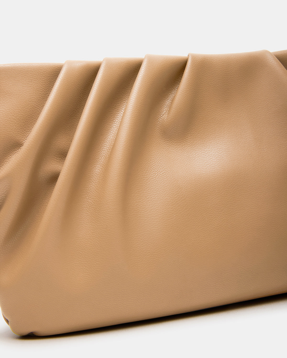 NIKA Chestnut Women's Pleated Crossbody Clutch Handbag - Steve Madden