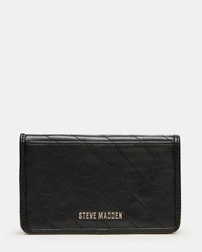 RELAX Bag Black Logo Chain Strap Crossbody Handbag - Steve Madden
