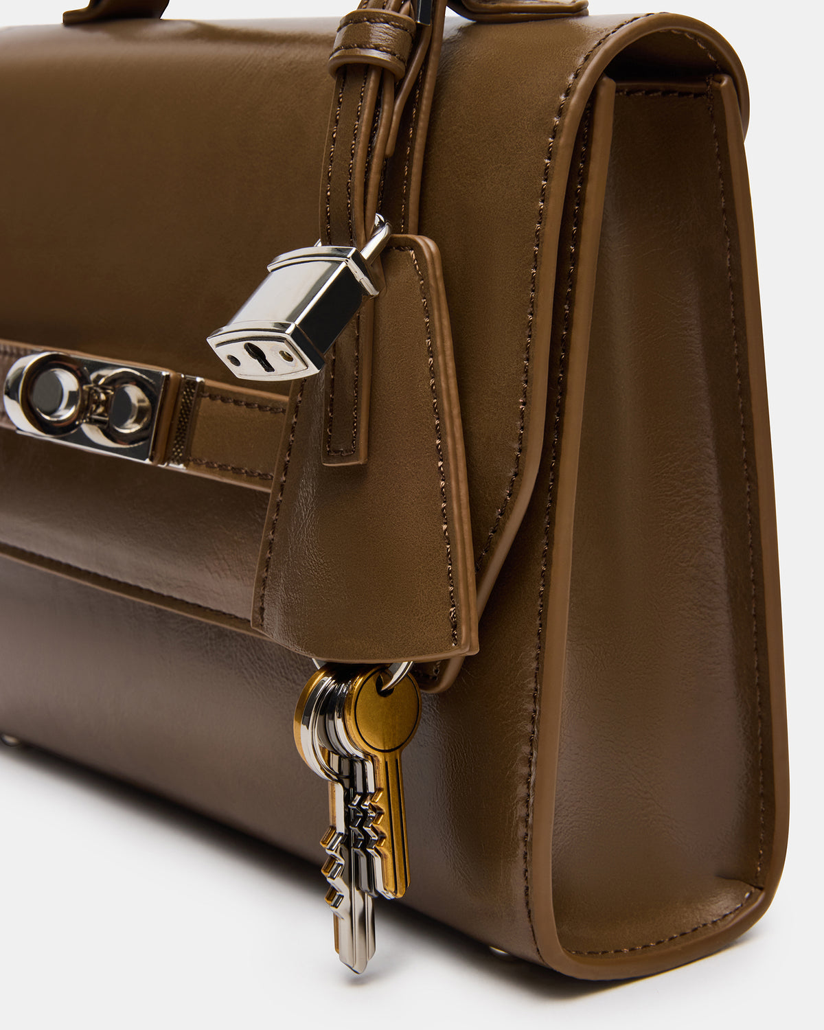 ELLOISE Bag Olive Structured Mini Crossbody Handbag - Steve Madden