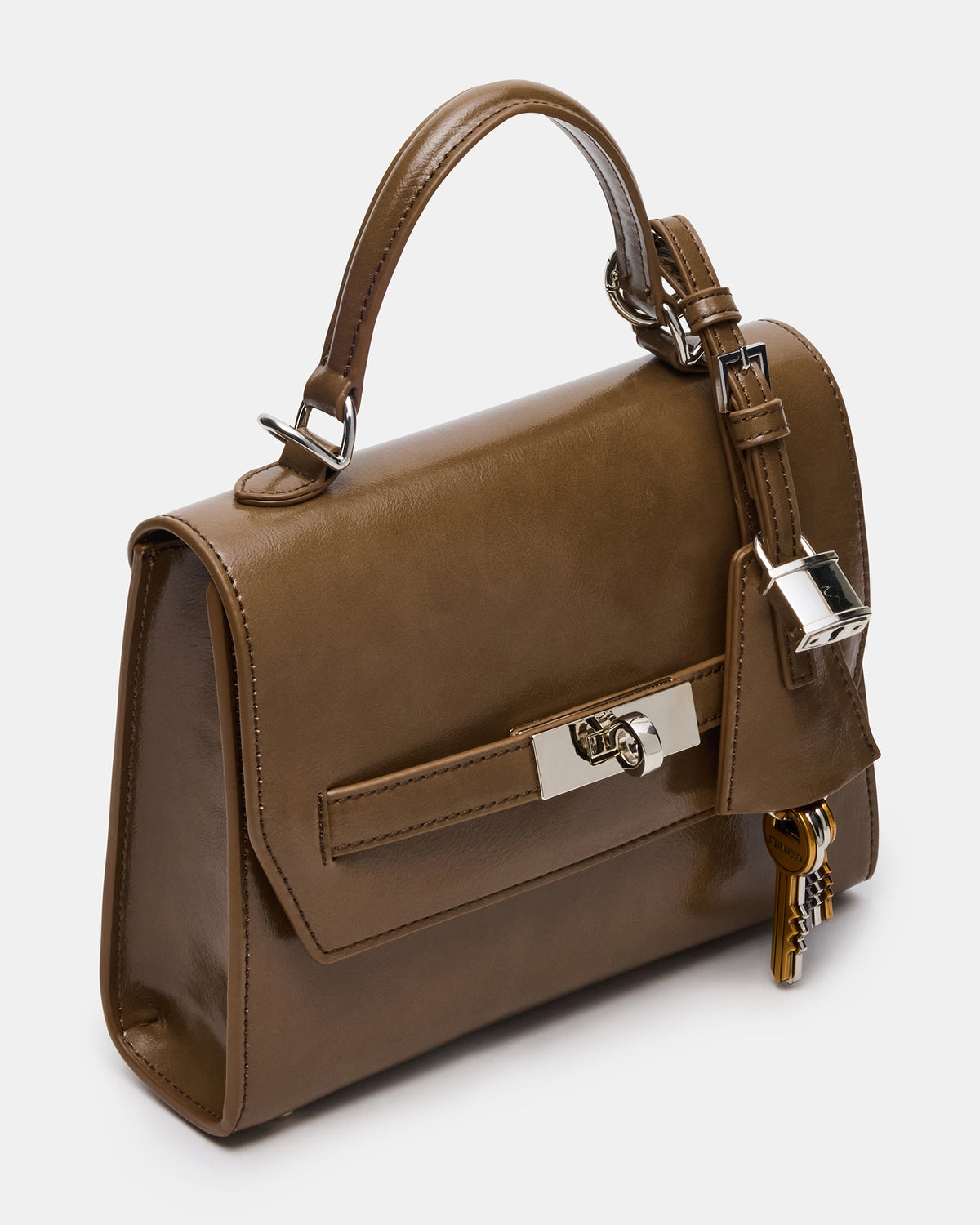 ELLOISE Bag Olive Structured Mini Crossbody Handbag - Steve Madden