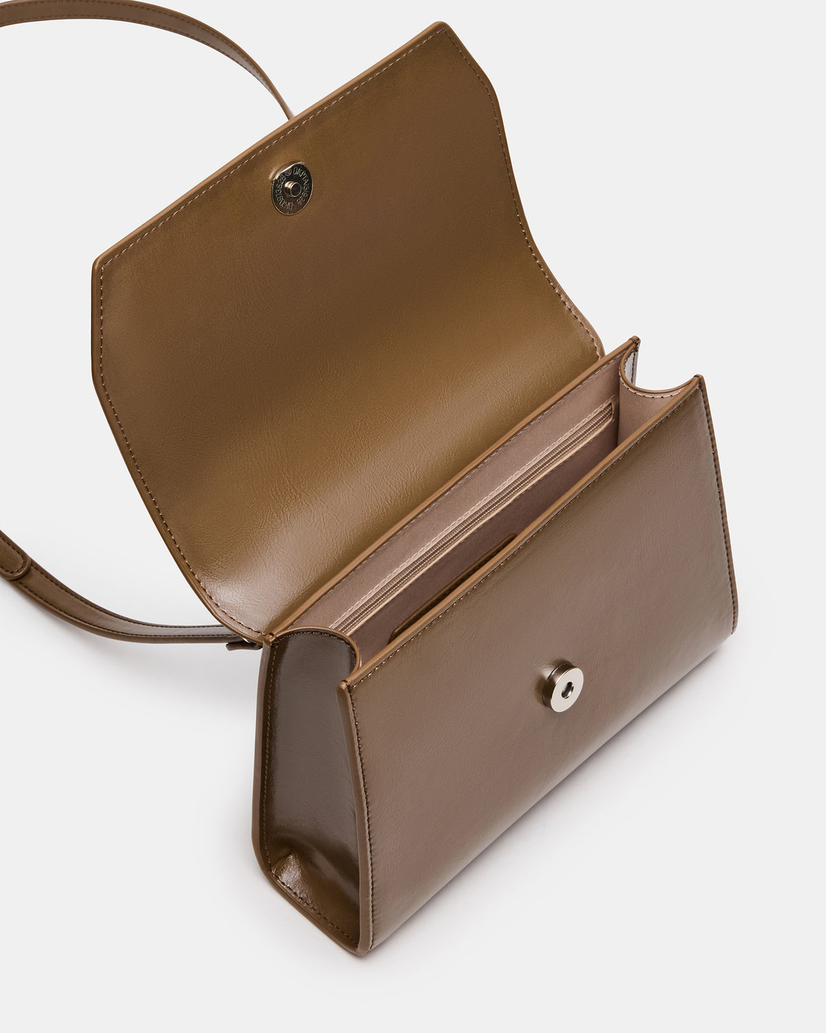ELLOISE Bag Olive Structured Mini Crossbody Handbag - Steve Madden