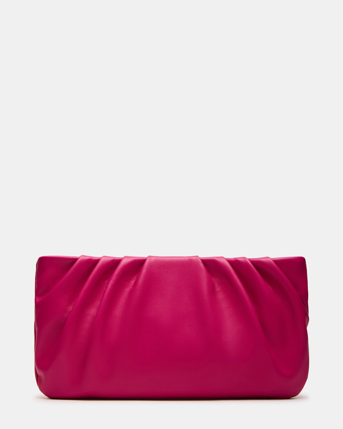 NIKA Fuchsia Women's Pleated Crossbody Clutch Handbag - Steve Madden