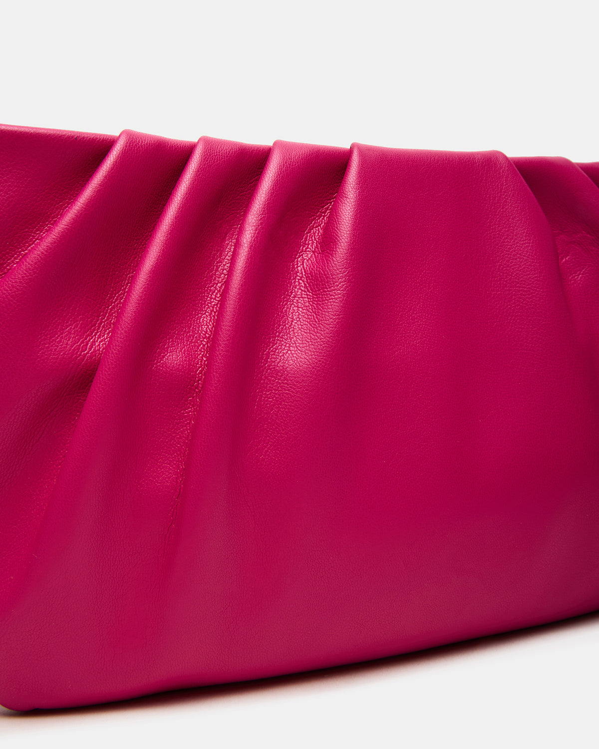 NIKA Fuchsia Women's Pleated Crossbody Clutch Handbag - Steve Madden