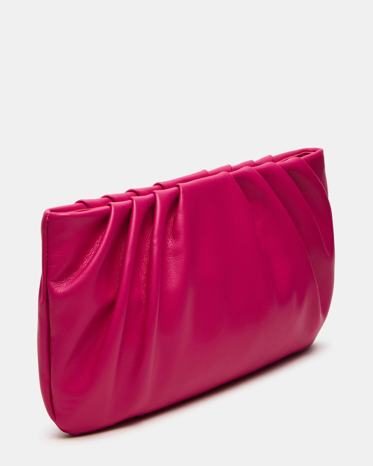NIKA Fuchsia Women's Pleated Crossbody Clutch Handbag - Steve Madden