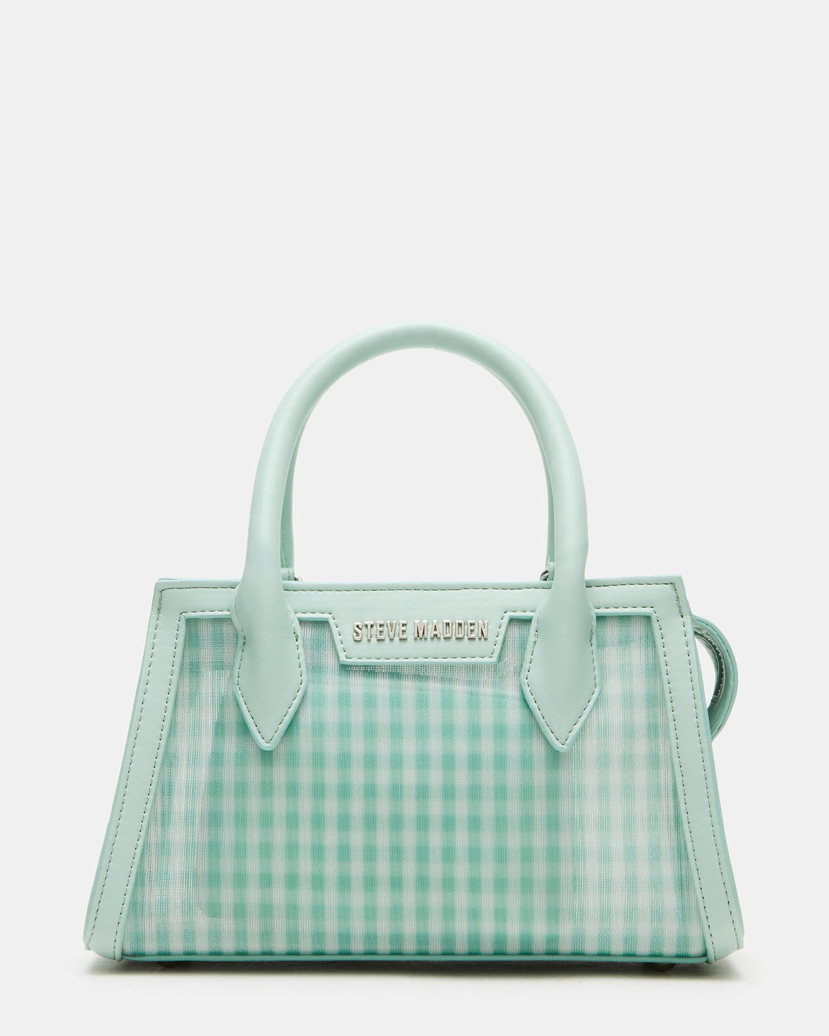 PEACHY Green Multi Women's Mini Top-Handle Mesh Handbag - Steve Madden