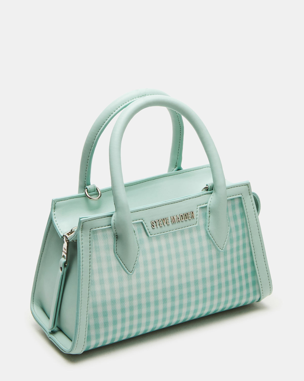 PEACHY Green Multi Women's Mini Top-Handle Mesh Handbag - Steve Madden
