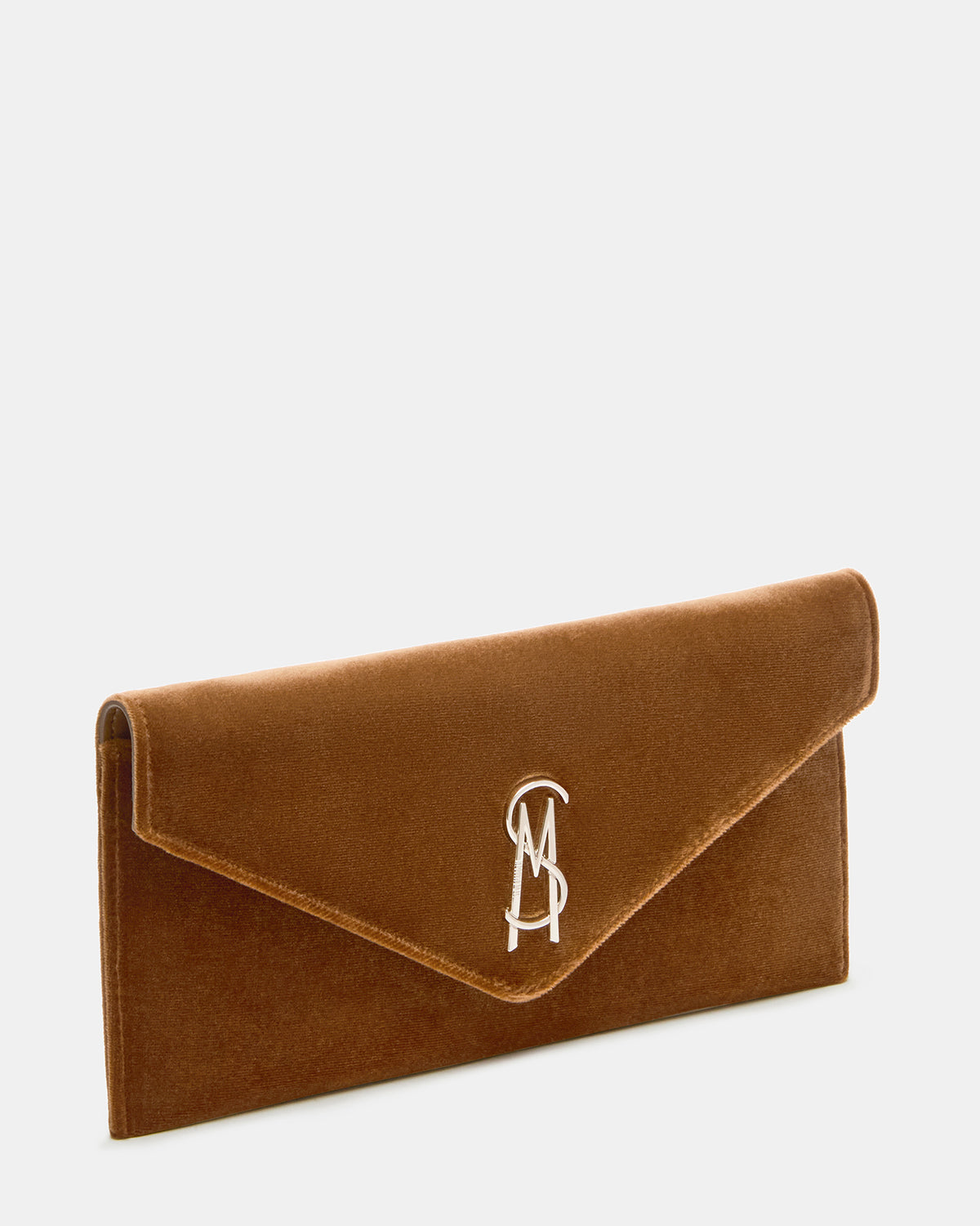 SMOOTH Bag Rust Fabric Envelope Logo Crossbody Clutch Handbag - Steve Madden