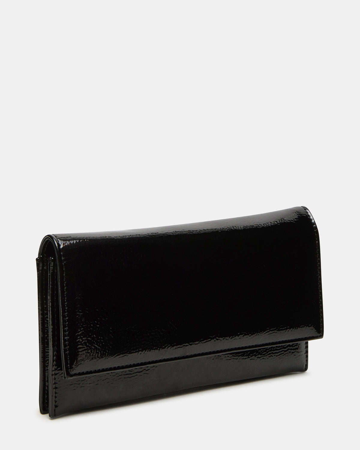 JULIANA Bag Black Patent Crossbody Clutch Handbag - Steve Madden