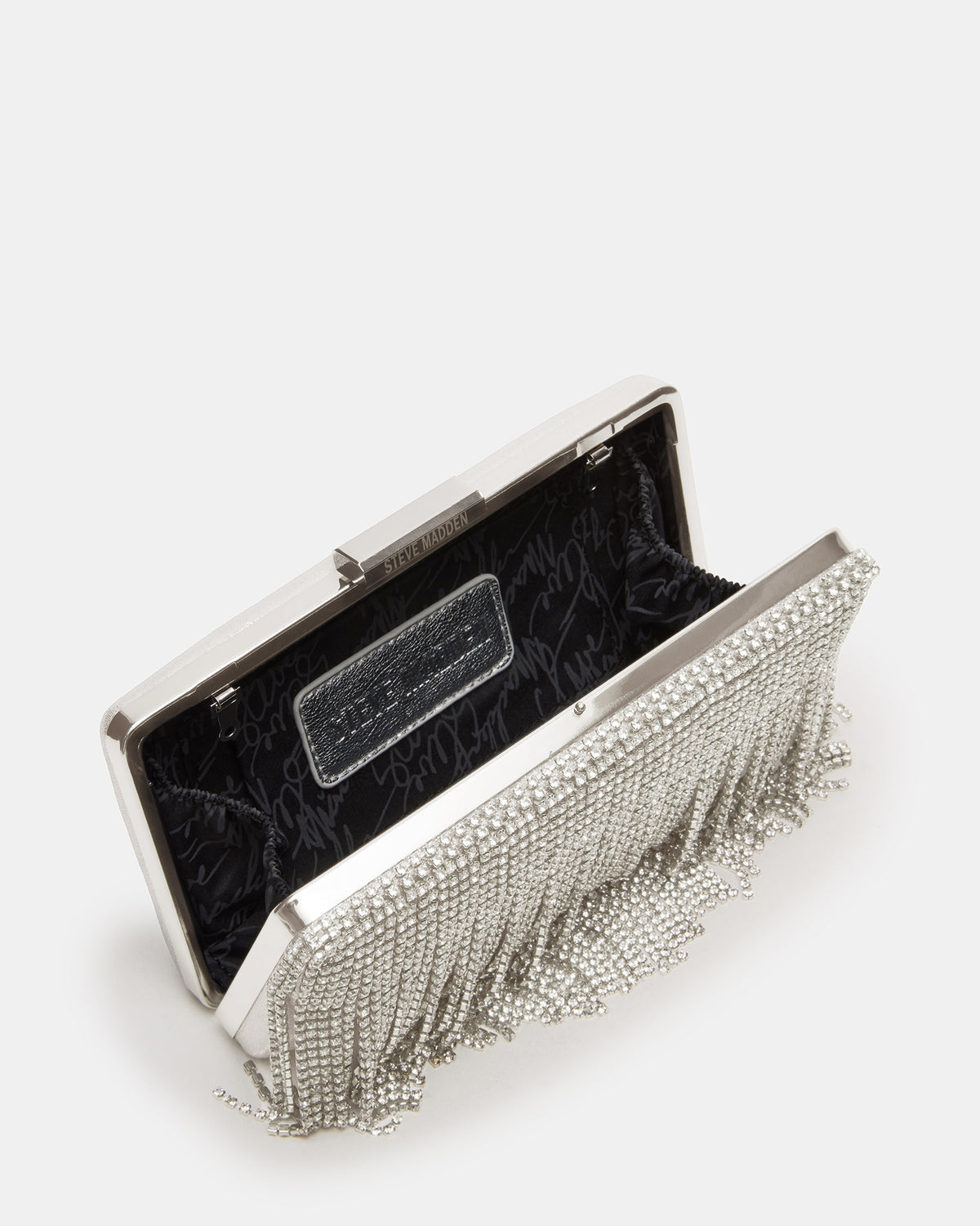 SPARKLI Bag Rhinestones | Women's Rhinestone Fringe Clutch - Steve Madden