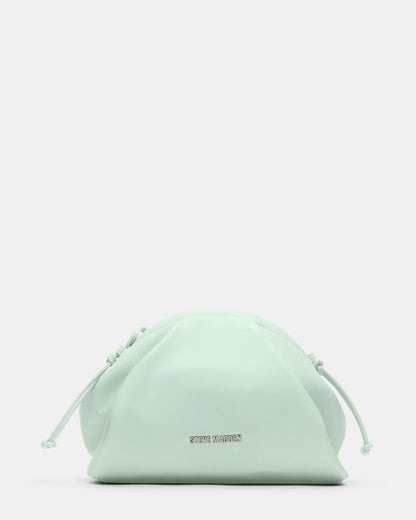 HAILEE Light Green Women's Soft Clutch Handbag - Steve Madden