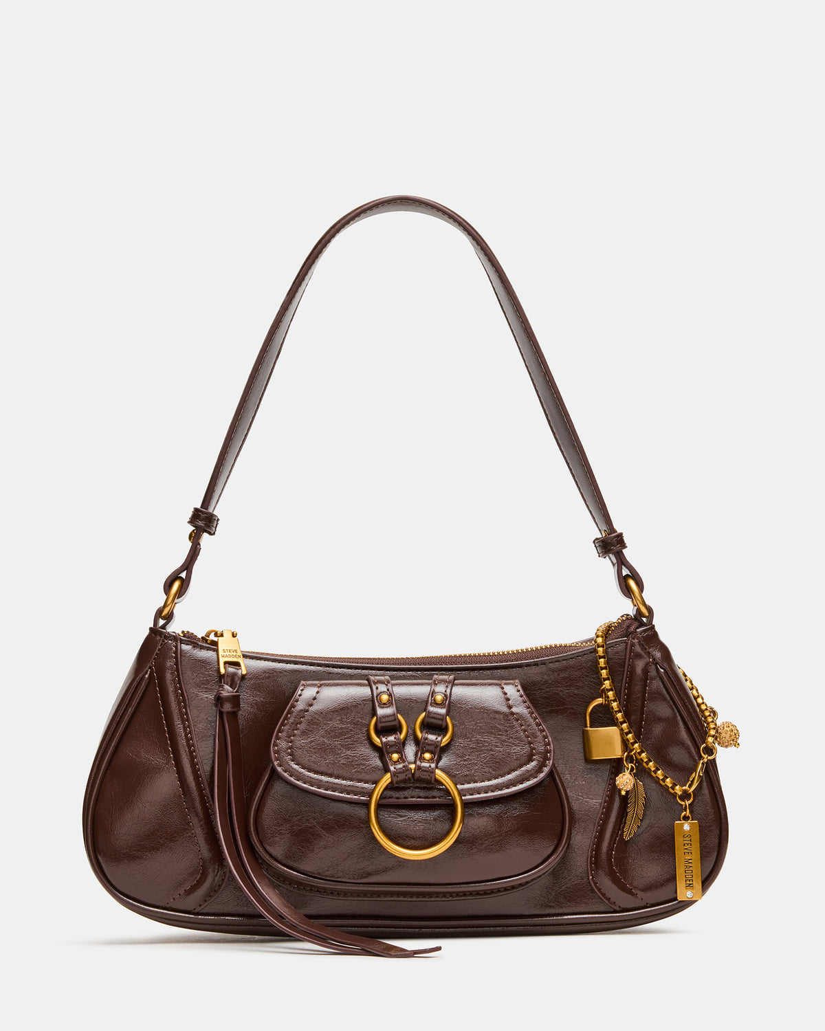 LUXXAR Bag Brown Shoulder Strap Boho-Inspired Handbag - Steve Madden