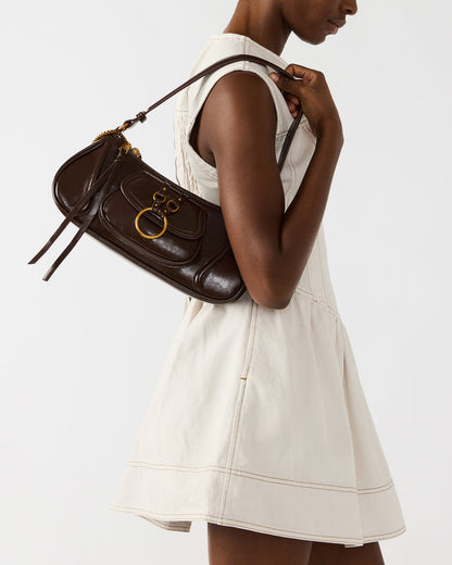 LUXXAR Bag Brown Shoulder Strap Boho-Inspired Handbag - Steve Madden